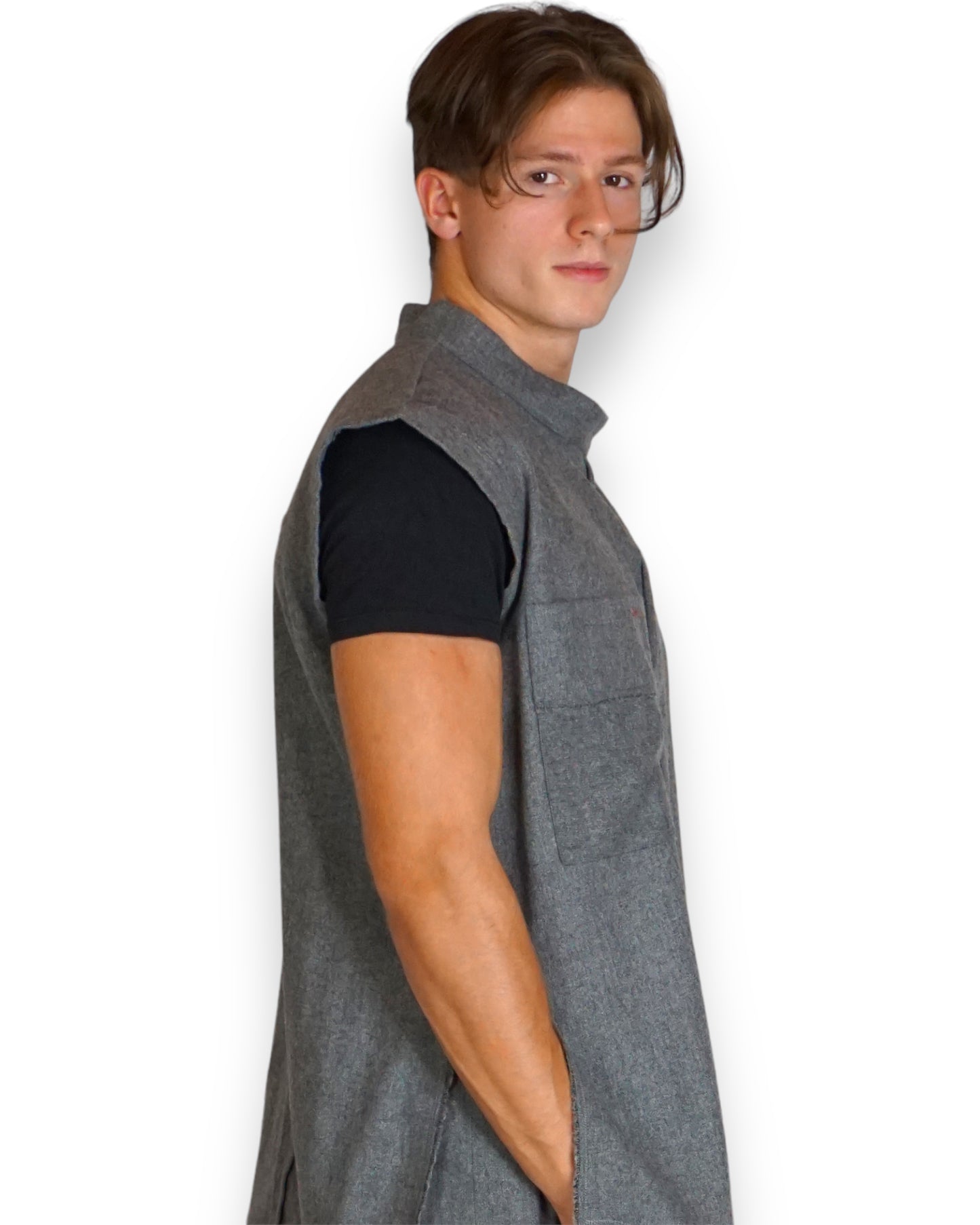 Zweiteiler in grau (Unisex)