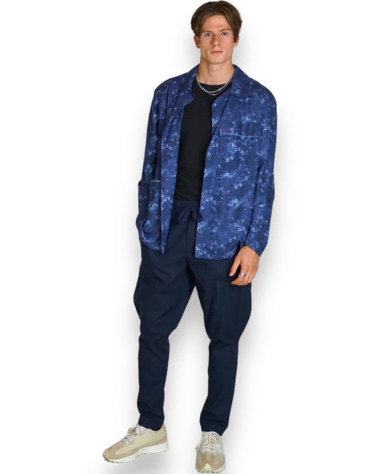 Unisex Zweiteiler in blau