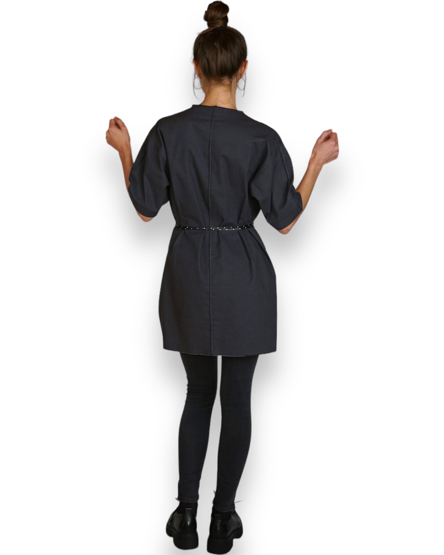 Minikleid in grau