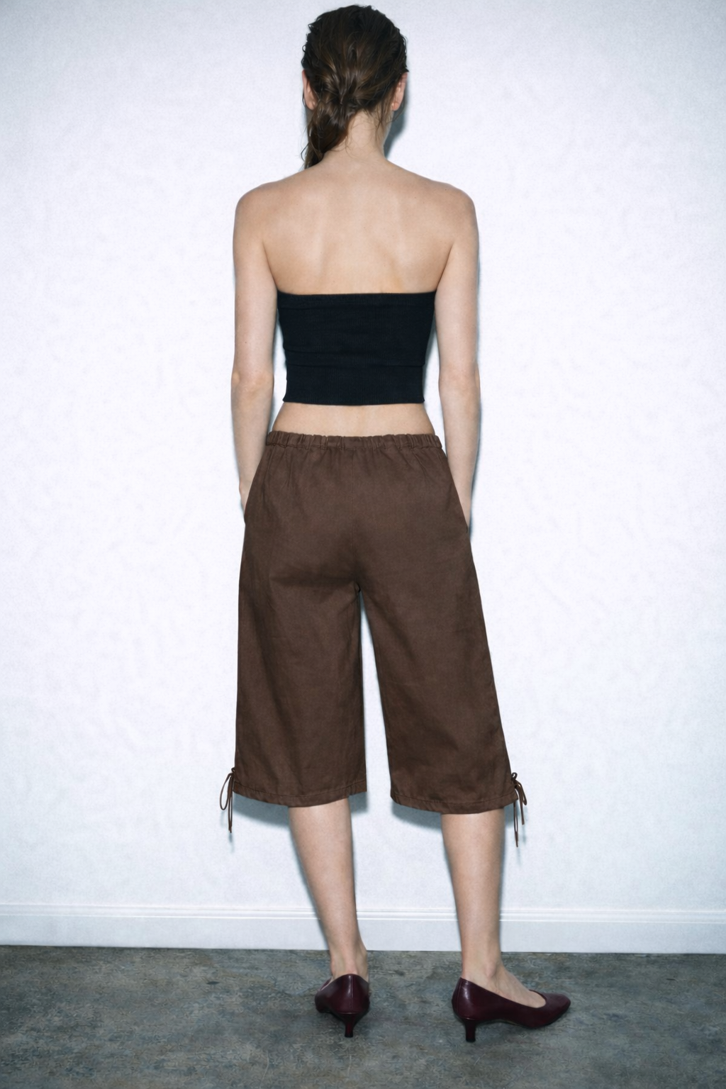 CULOTTE-HOSE MIT VERSTELLBAREM SAUM