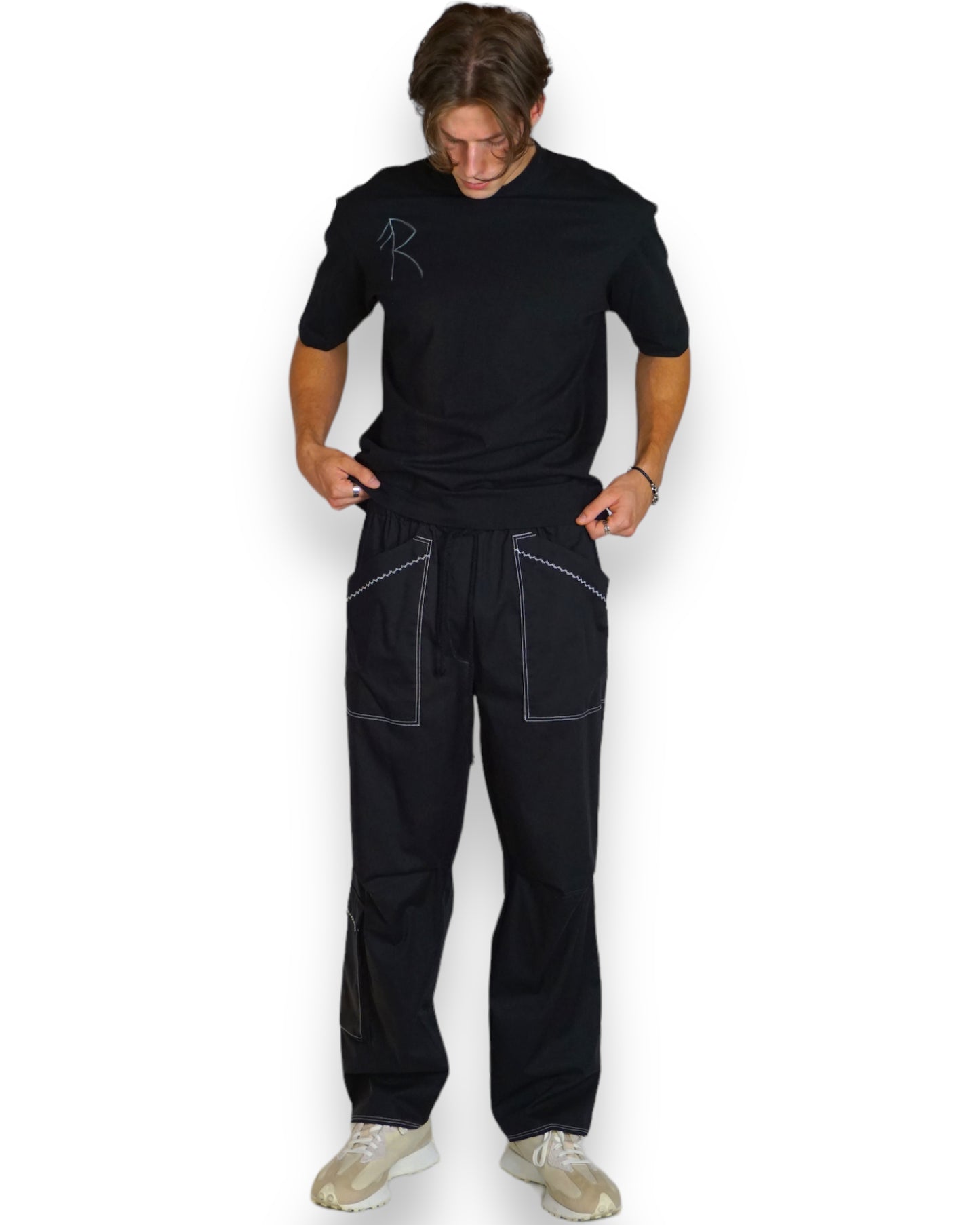 Cargohose in schwarz (Unisex)