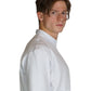 T-Shirt in weiß mit Stehkragen (Unisex)
