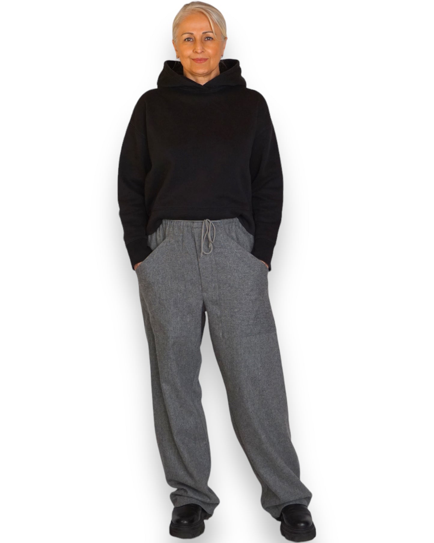 Zweiteiler in grau (Unisex)