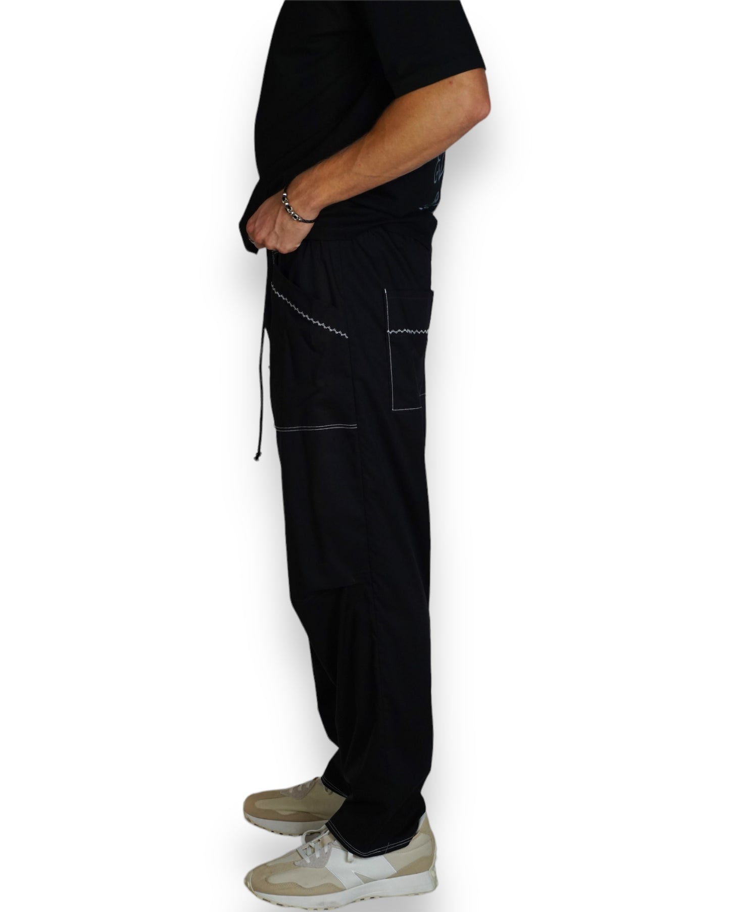 Cargohose in schwarz (Unisex)