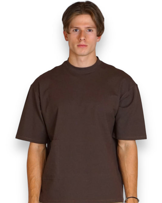T-Shirt in braun (Unisex)