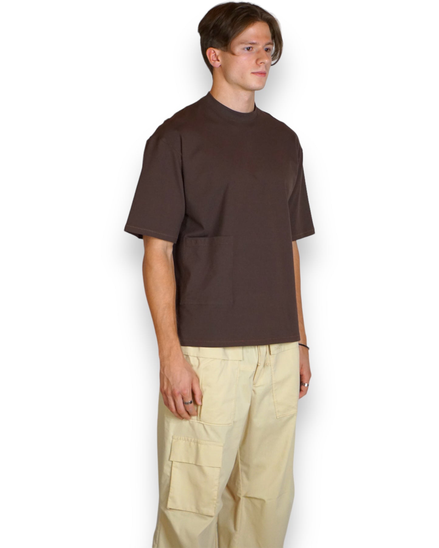 T-Shirt in braun (Unisex)