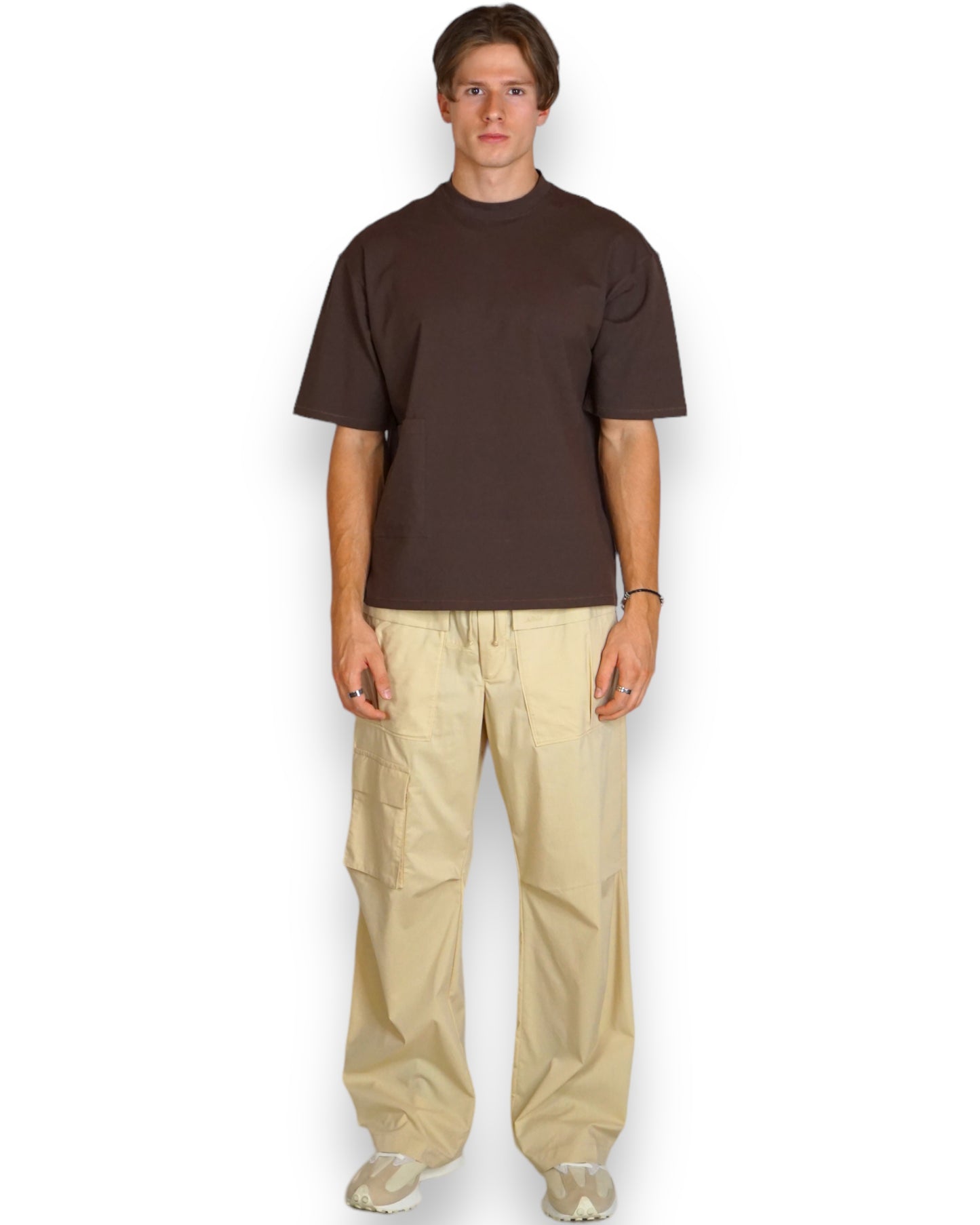T-Shirt in braun (Unisex)
