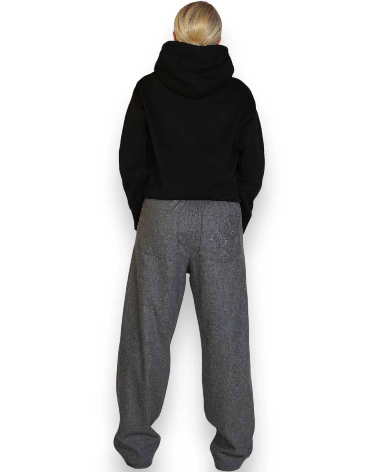 Zweiteiler in grau (Unisex)