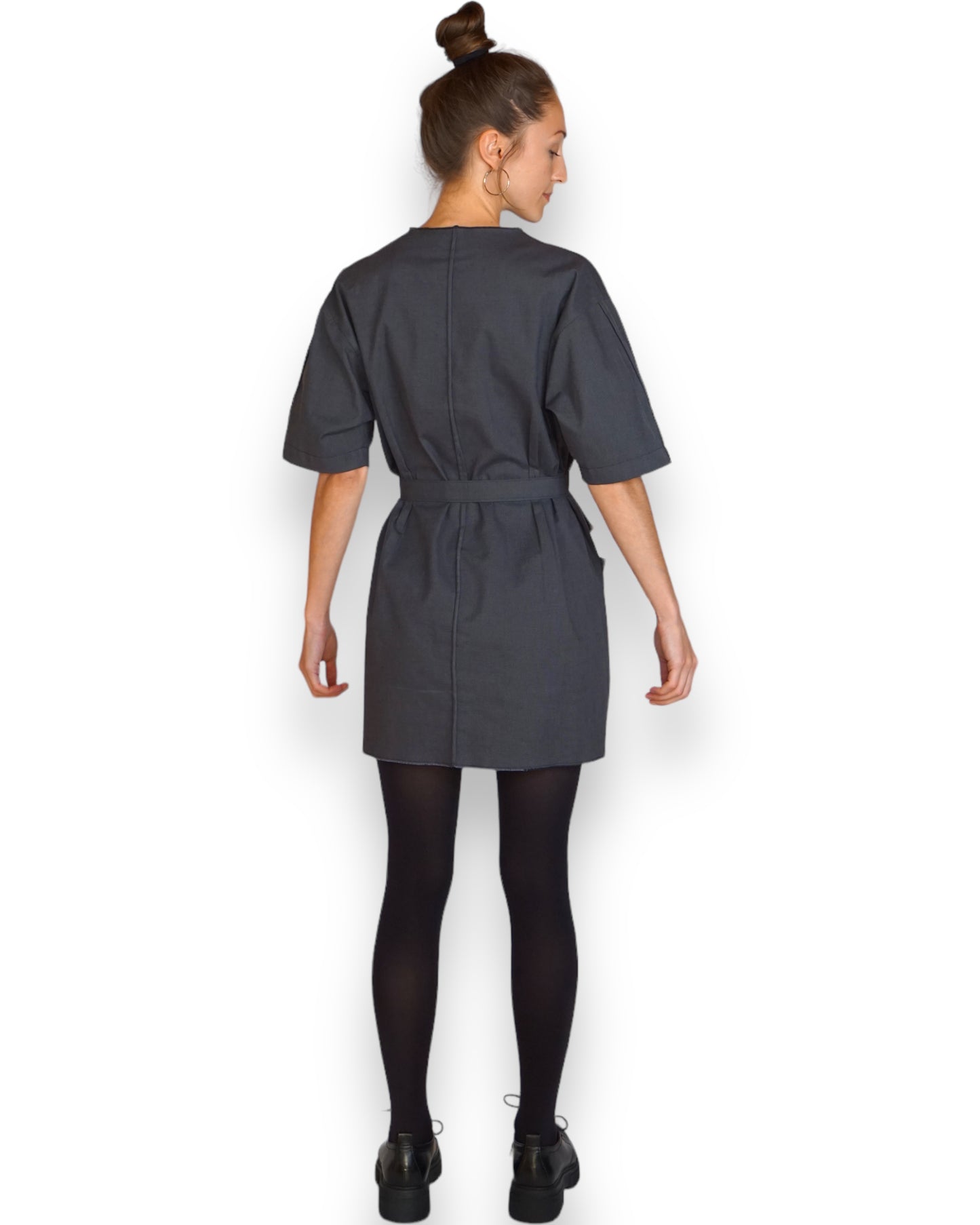 Minikleid in grau