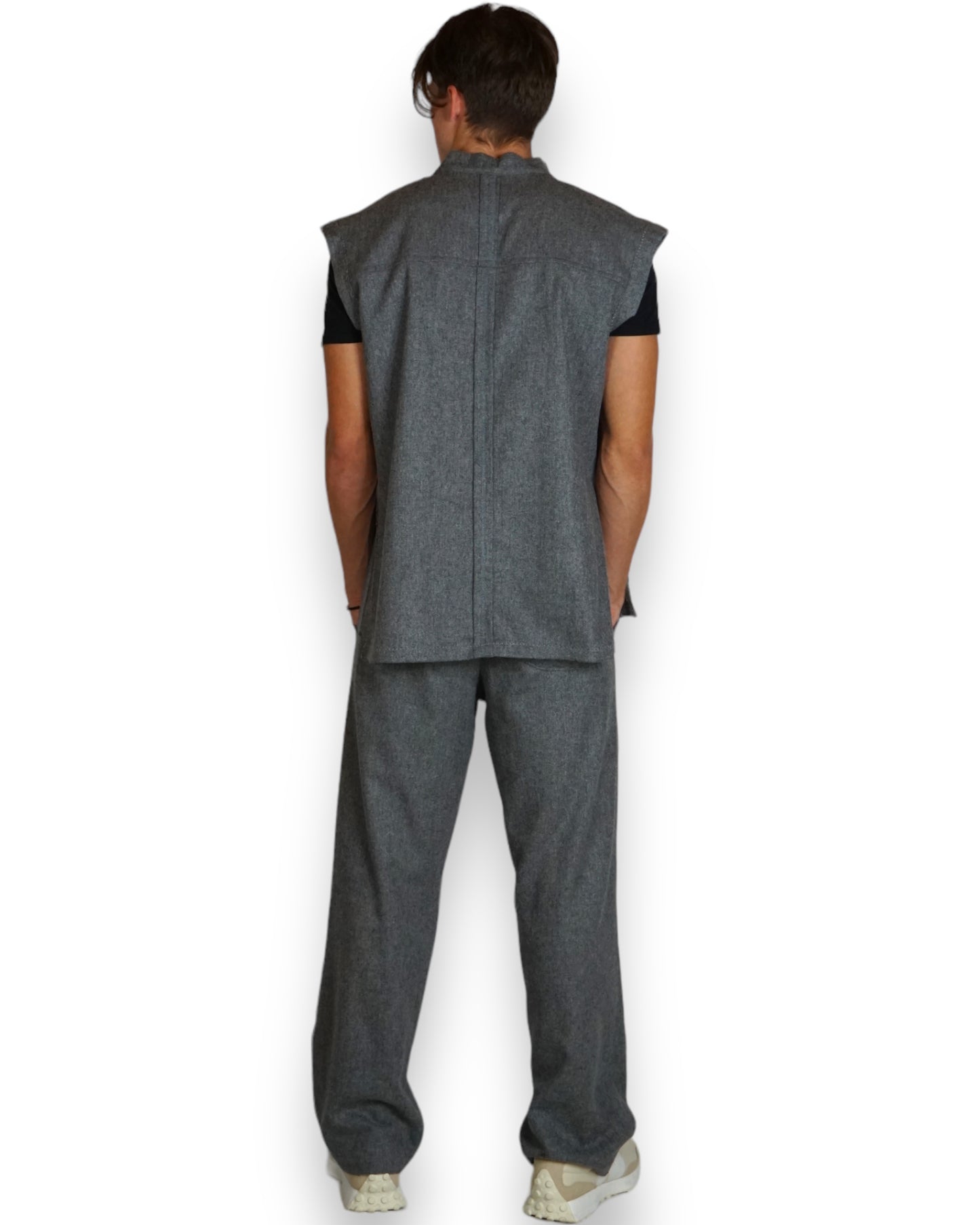 Zweiteiler in grau (Unisex)