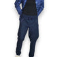 Unisex Zweiteiler in blau