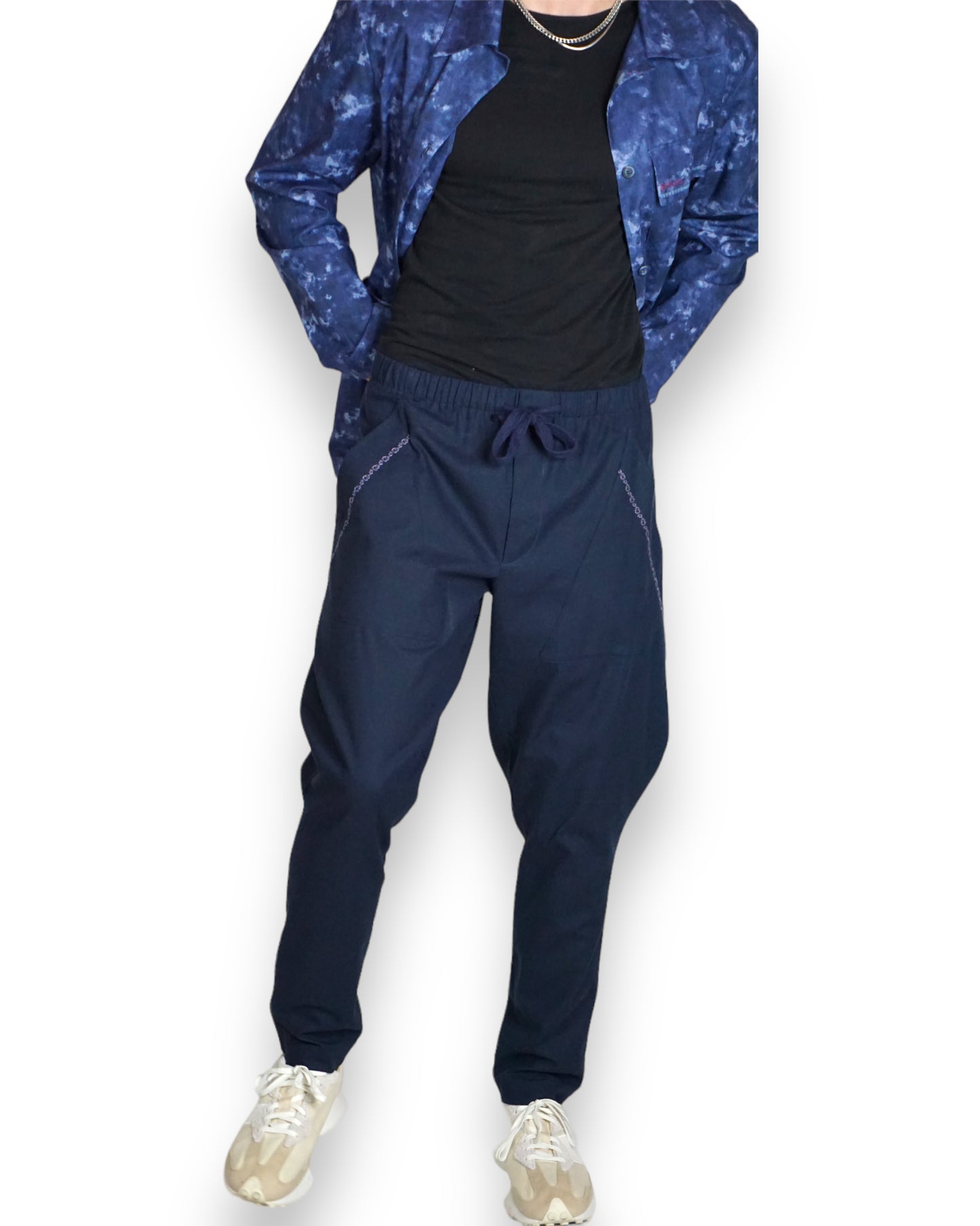 Unisex Zweiteiler in blau