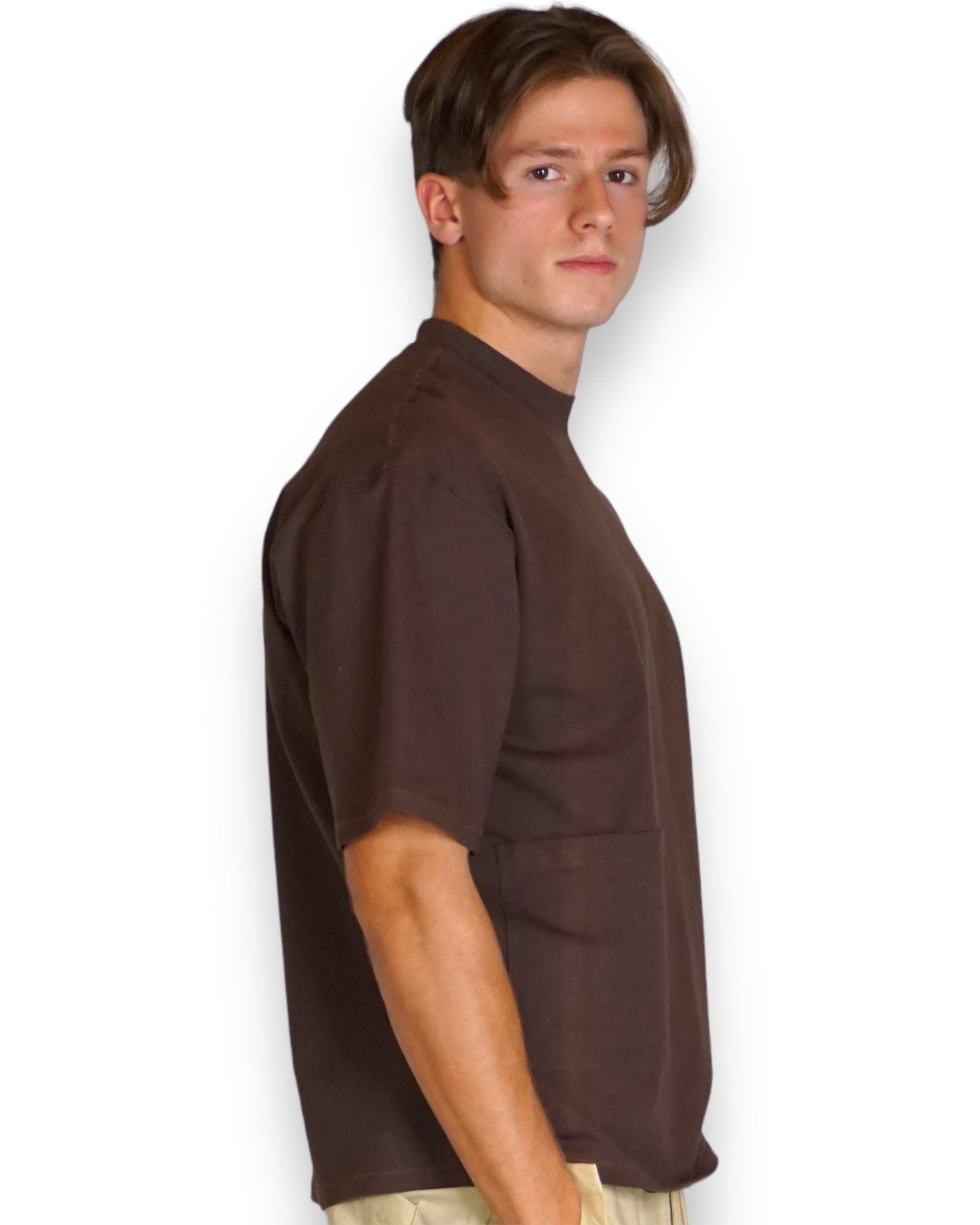 T-Shirt in braun (Unisex)