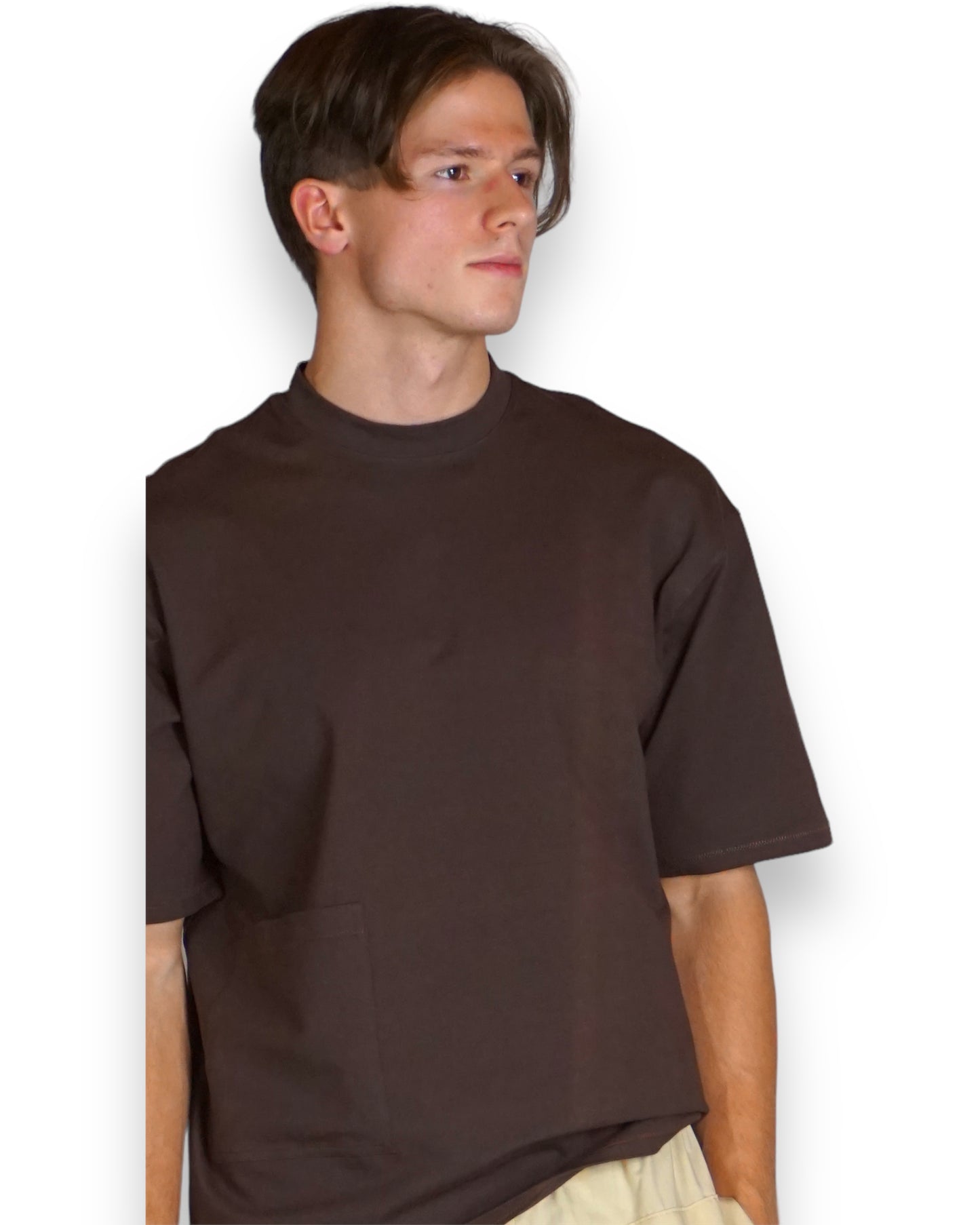 T-Shirt in braun (Unisex)
