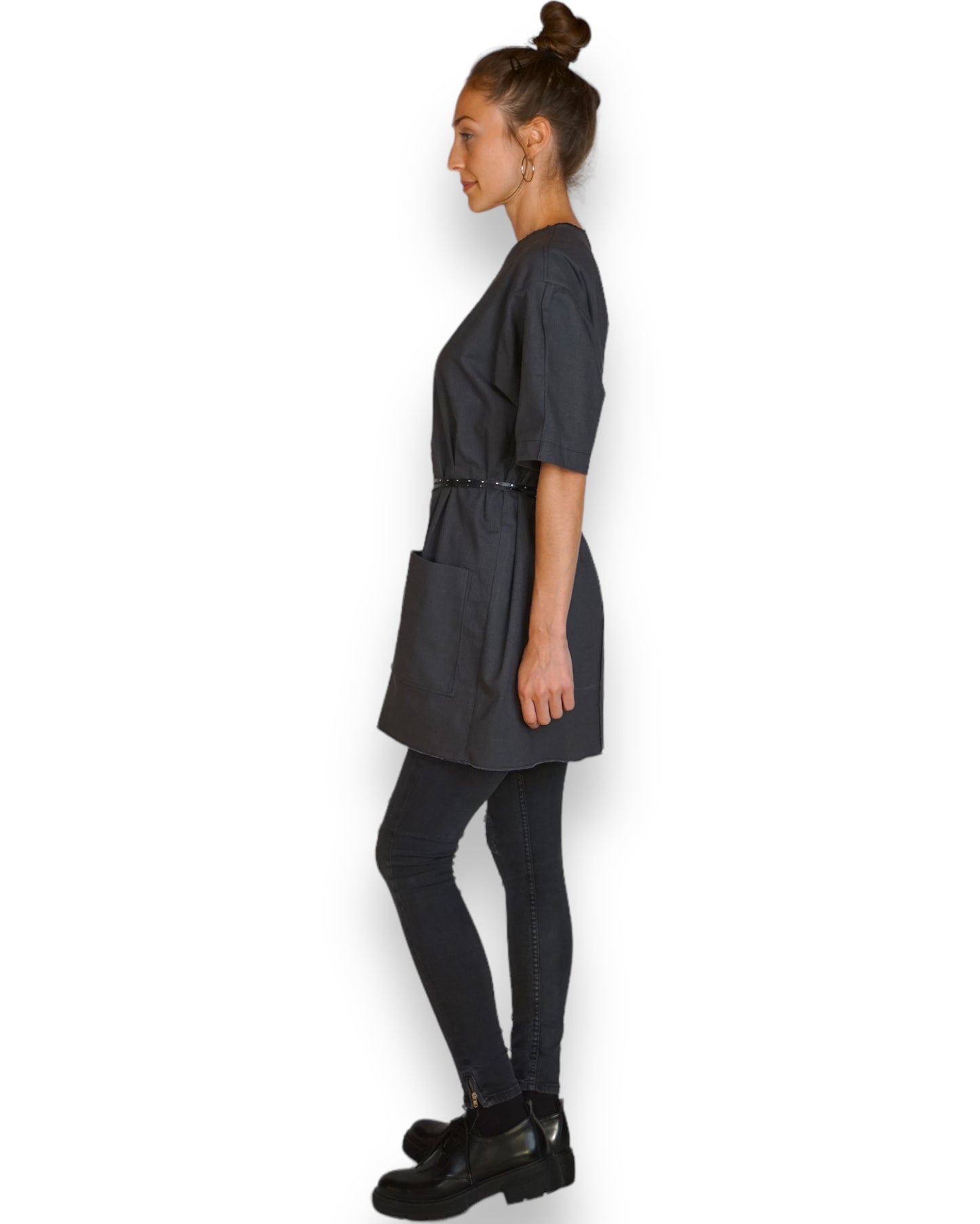 Minikleid in grau