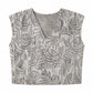 CROPPED TOP MIT ABSTRAKTEM PRINT