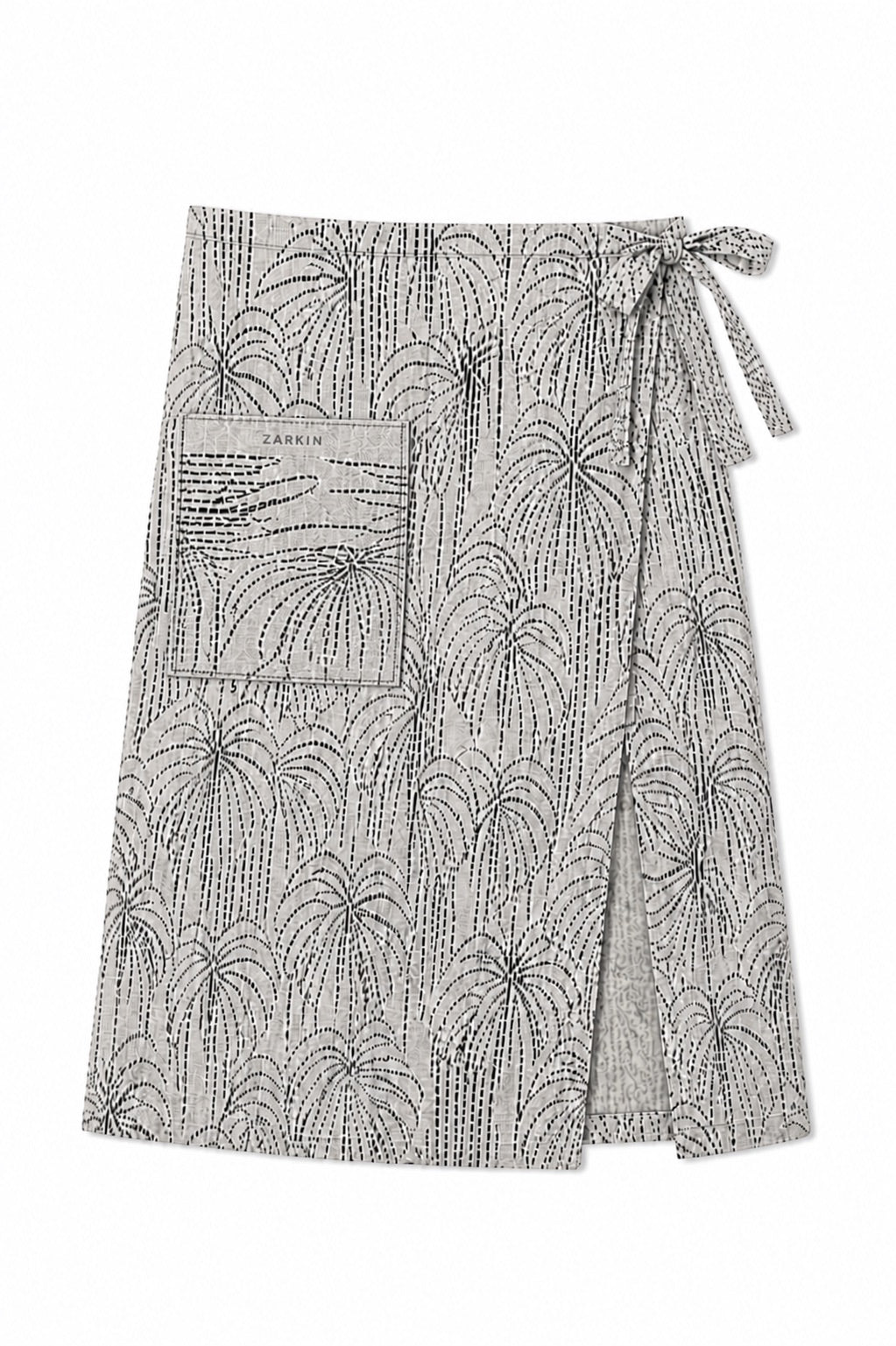 WRICKELROCK MIT STRUKTURPRINT UND TASCHENDETAIL