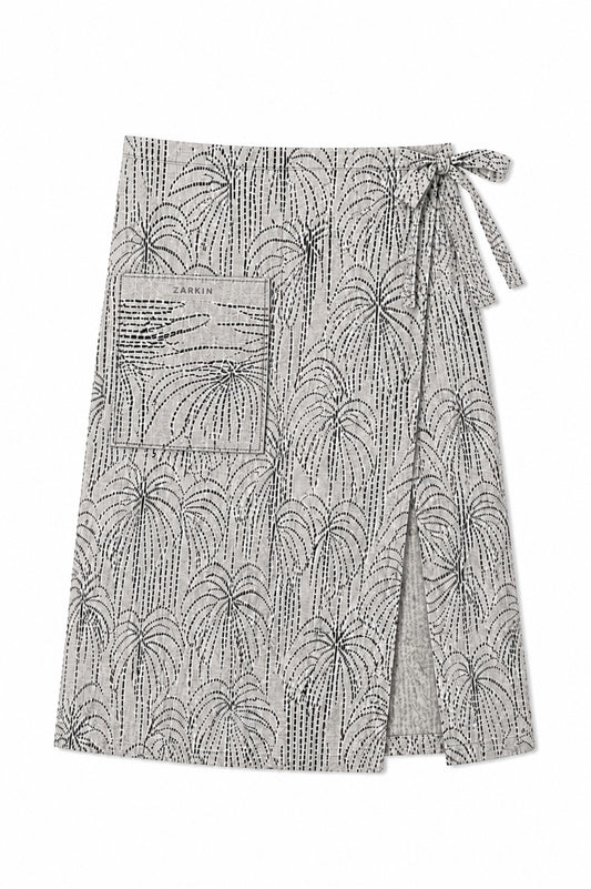 WRICKELROCK MIT STRUKTURPRINT UND TASCHENDETAIL