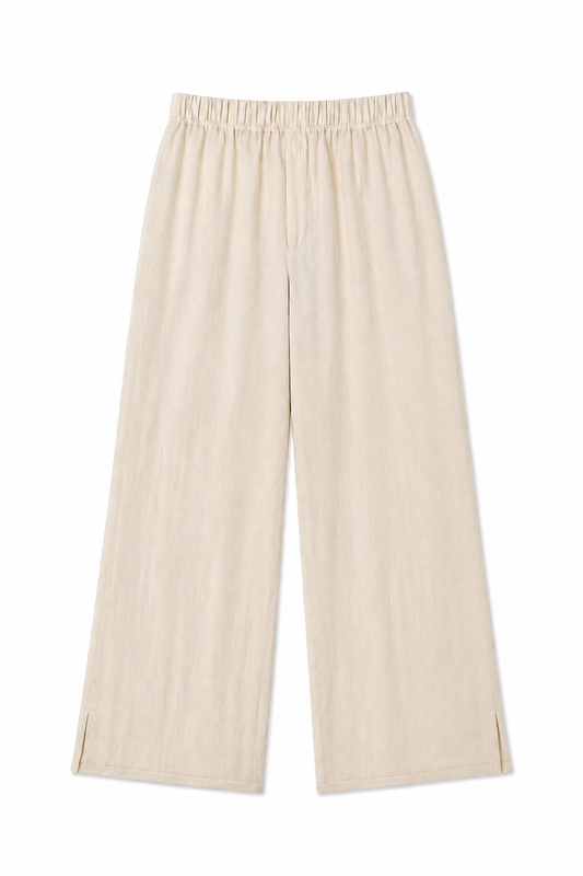 FLIESSENDE HOSE MIT ELASTISCHEM BUND