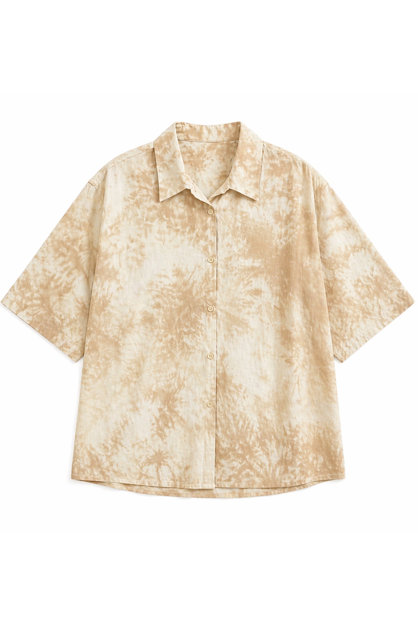 TIE-DYE HEMD MIT KURZEN ÄRMELN