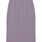 MIDIROCK AUS STRUKTURIERTEM JERSEY IN MAUVE