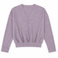STRUKTURIERTES LONGSLEEVE MIT V-AUSSCHNITT