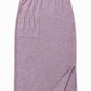 MIDIROCK AUS STRUKTURIERTEM JERSEY IN MAUVE