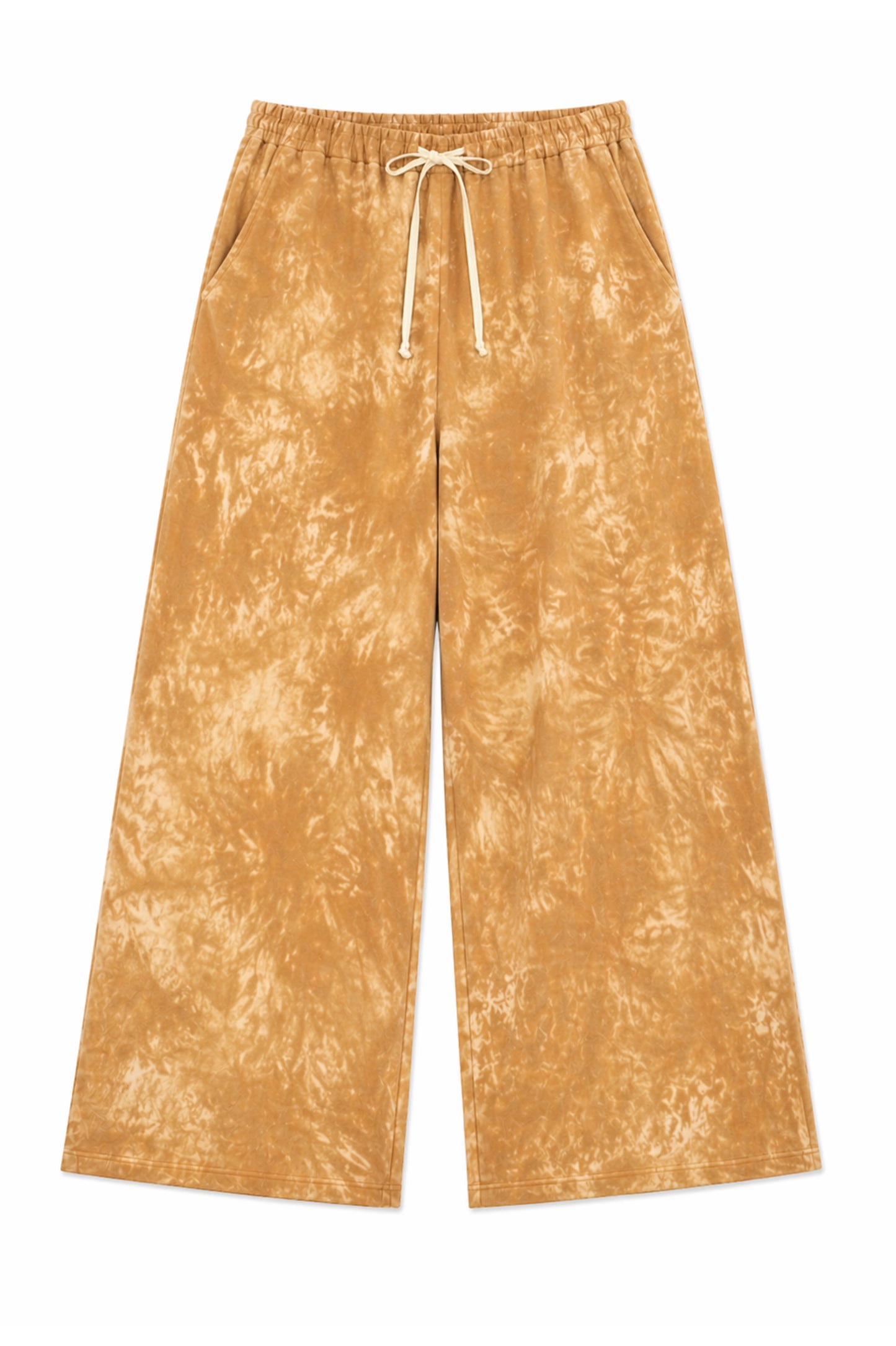 WEITE HOSE MIT TIE-DYE-EFFEKT